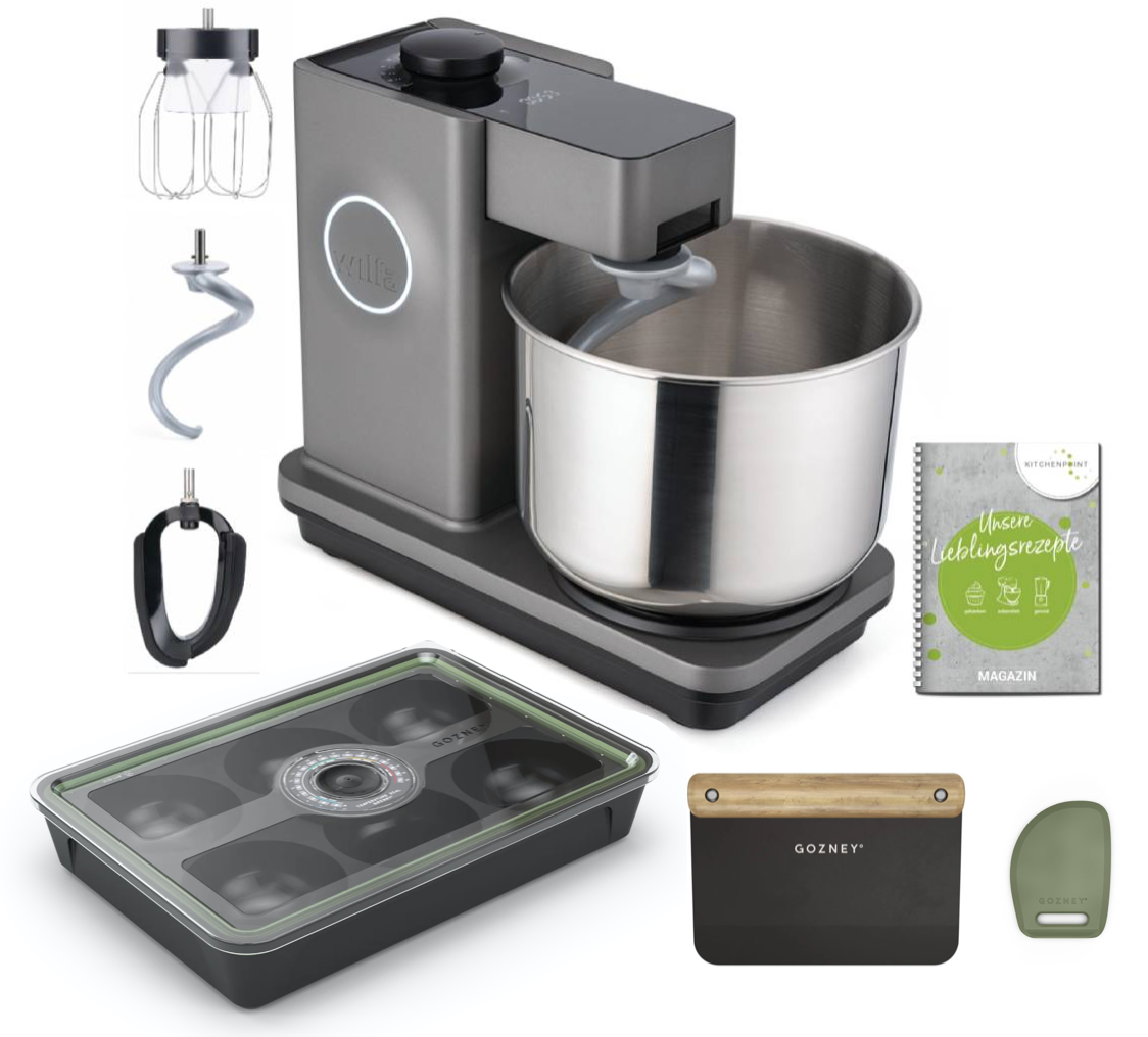 Wilfa Küchenmaschine Probaker Timer grau - Gozney Pizza Set