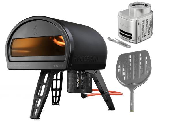 Gozney Roccbox Schwarz Special Edition - inkl. Holzbrenner