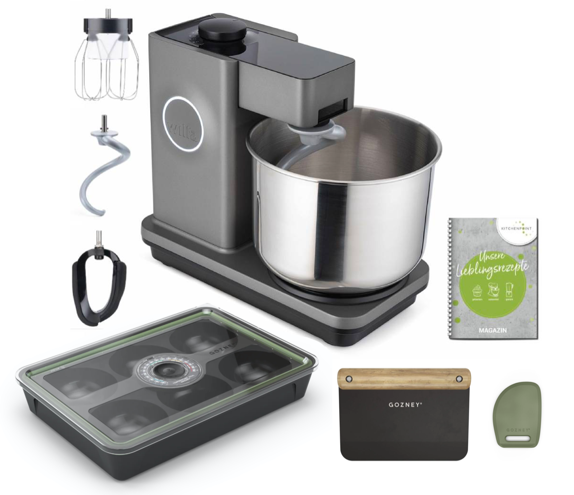 Wilfa Küchenmaschine Probaker grau - Gozney Pizza Set