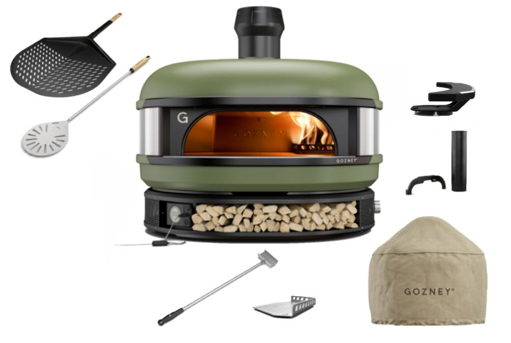 Gozney Dome Dual Fuel Olivgrün Neapel Set ohne Gestell