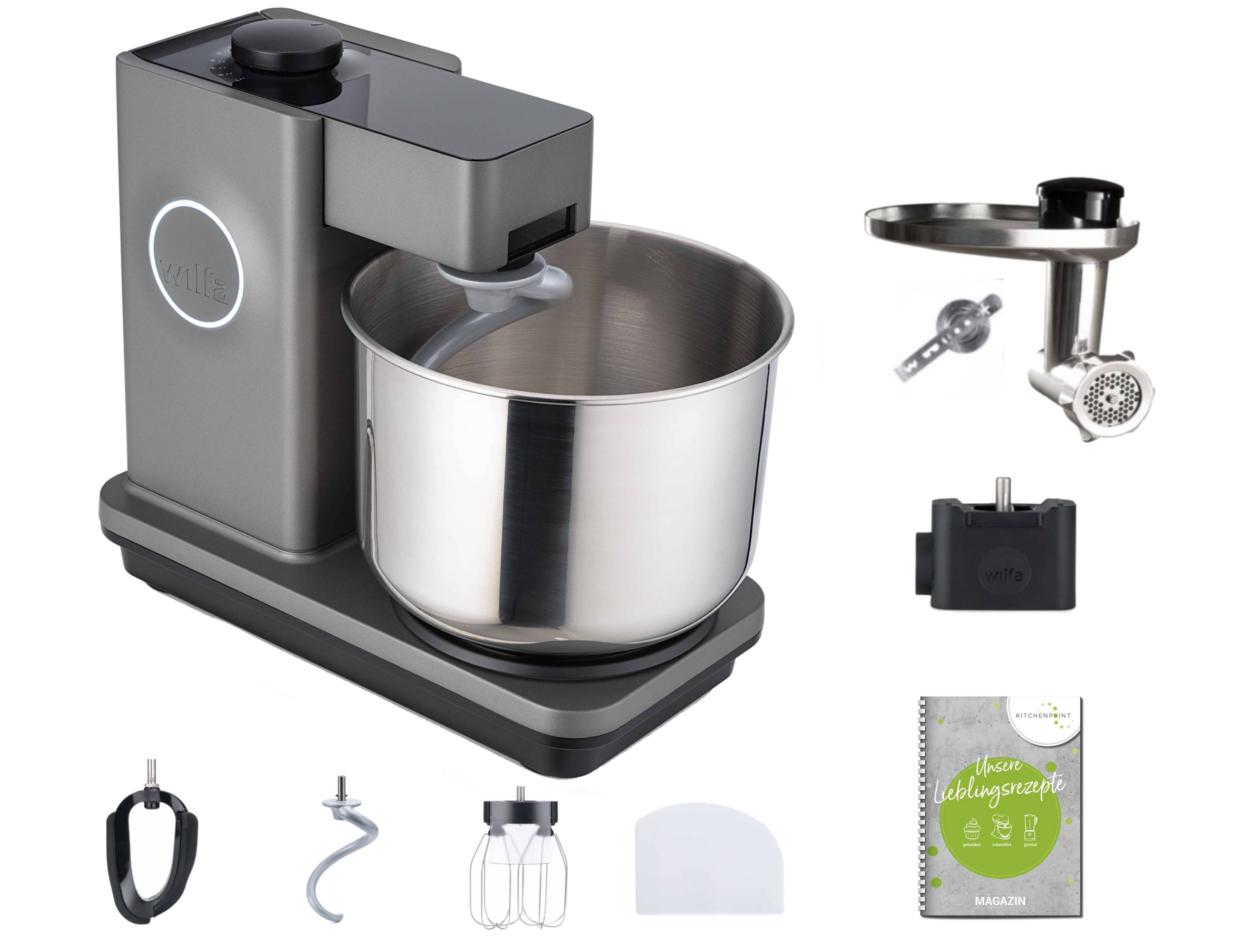 Wilfa Küchenmaschine Probaker grau - BBQ Set
