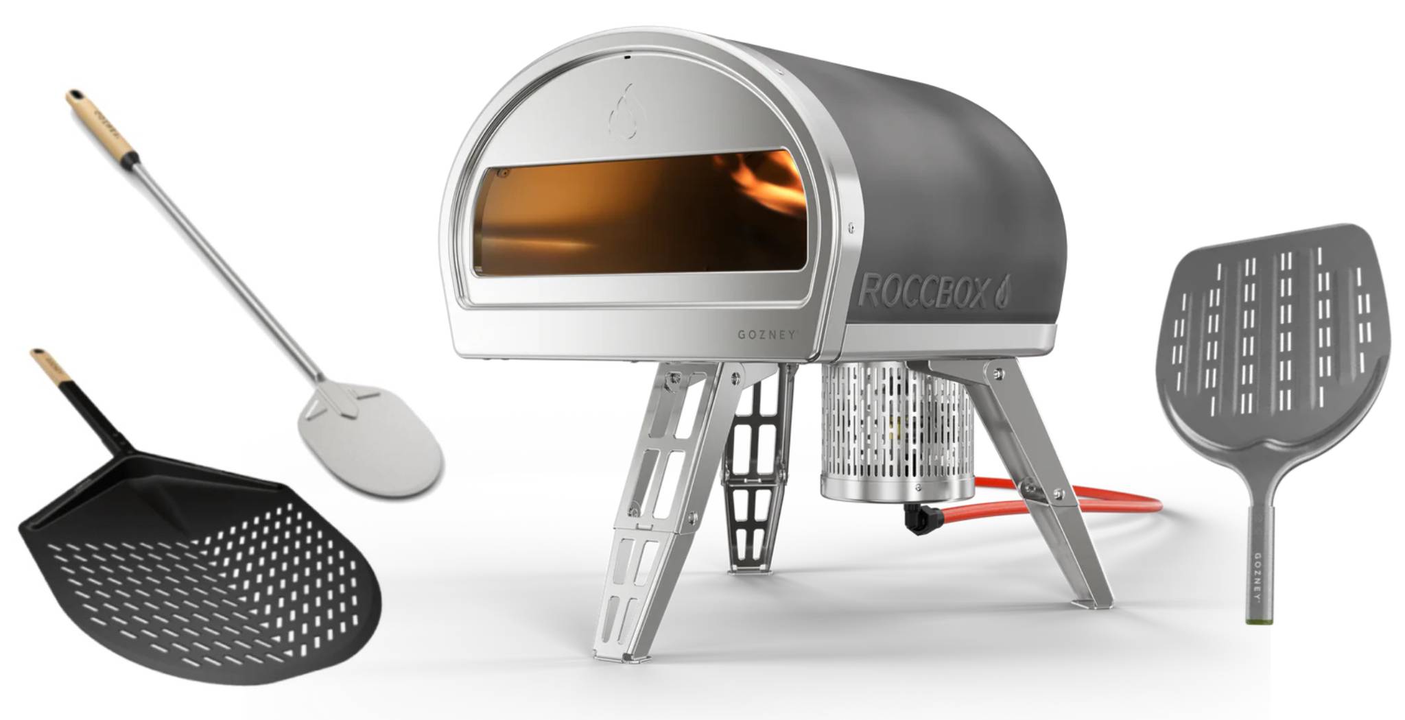 Gozney Roccbox Gas Burning Grau - Starter Set 