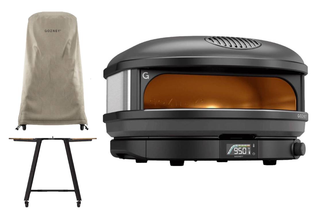 Gozney Arc XL Schwarz  - Set mit Gestell und Abdeckhaube