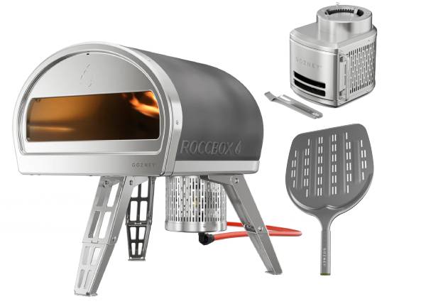 Gozney Roccbox Gas Burning Grau - inkl. Holzbrenner