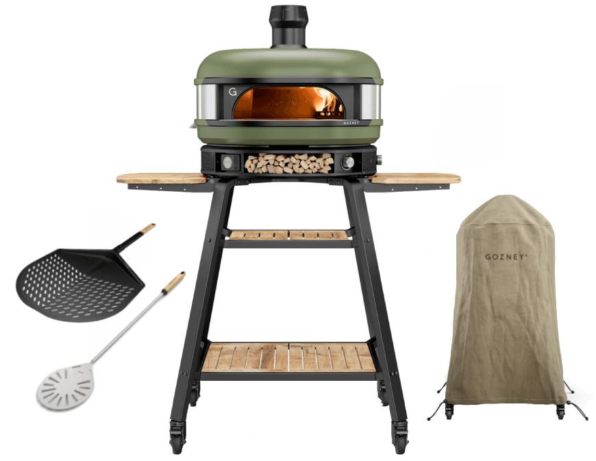 Gozney Dome Dual Fuel Olivgrün Starter Set mit Gestell