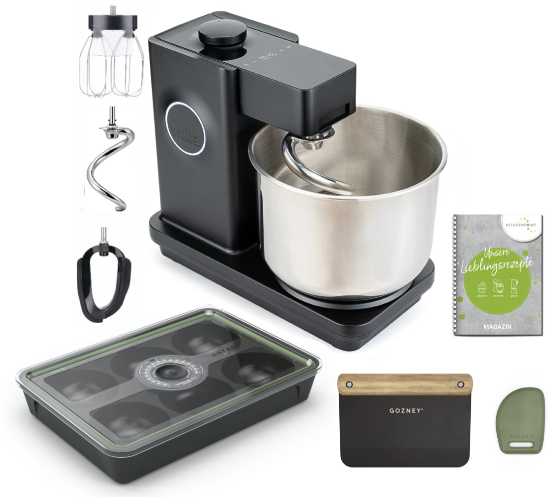 Wilfa Küchenmaschine Probaker Timer schwarz - Gozney Pizza Set