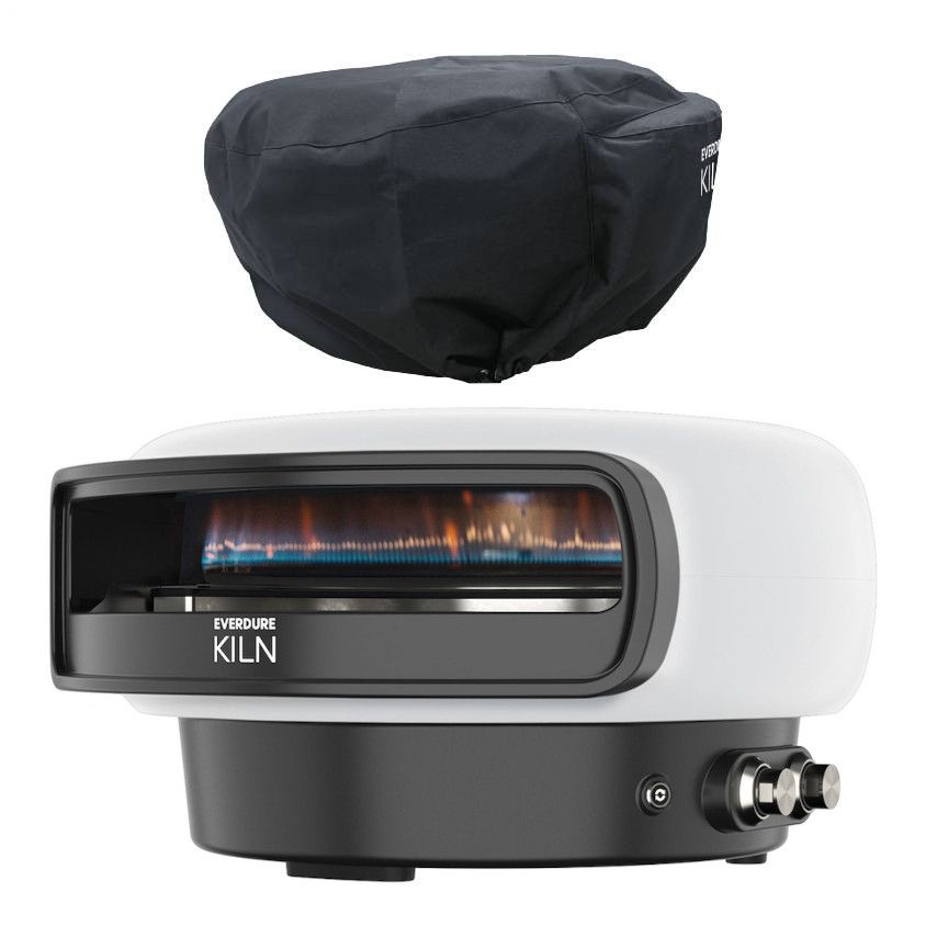 Everdure KILN Pizzaofen 2 Brenner rotierend stone mit Abdeckhaube